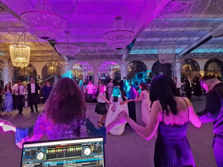 Horă la nuntă sub candelabre, DJ PartyDJ București